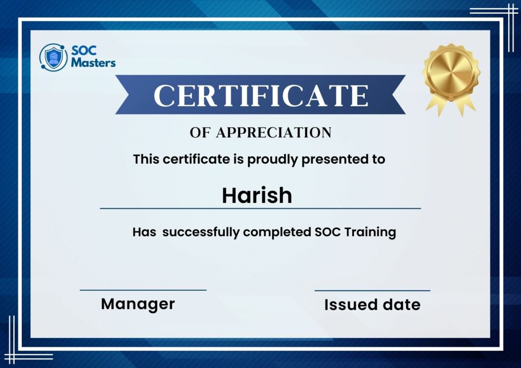 SOC Analyst Training In Hyderabad - Certifications