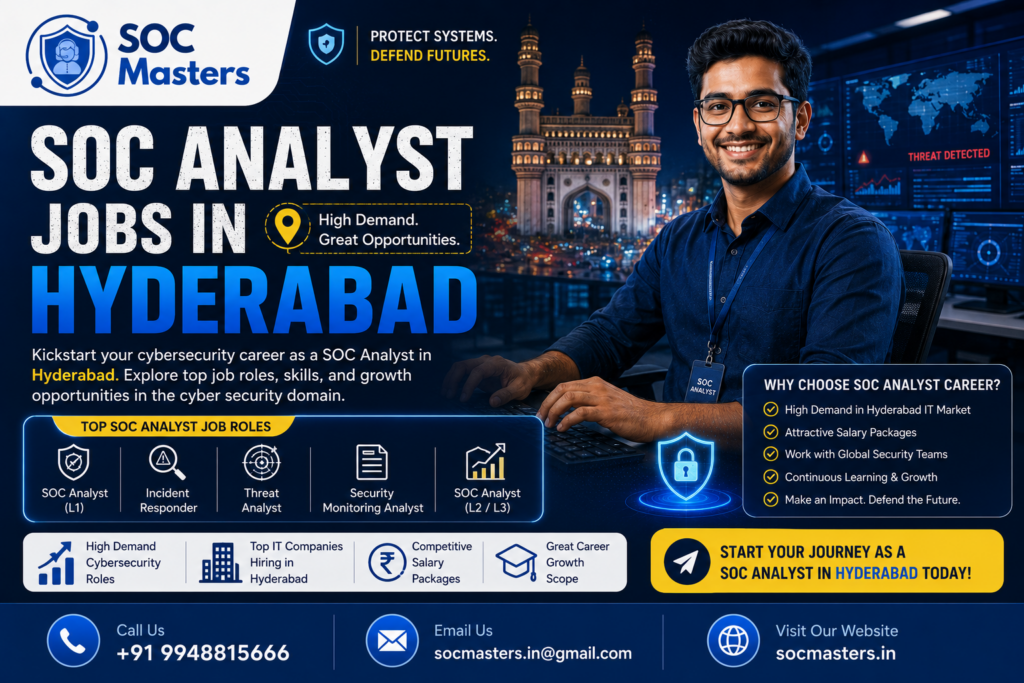 SOC Analyst Jobs in Hyderabad