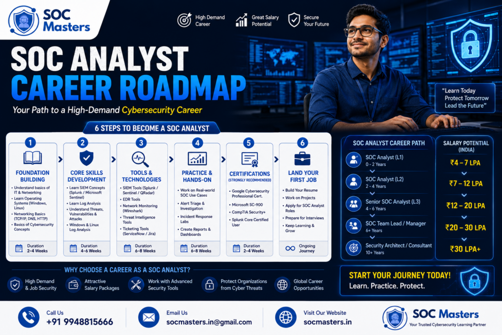 SOC Analyst career Roadmap