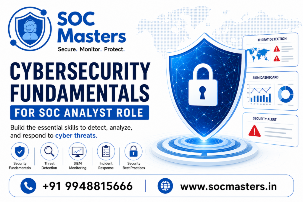 Cybersecurity Fundamentals for SOC Analyst Role