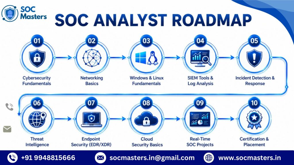 SOC Analyst Training in Hyderabad Roadmap