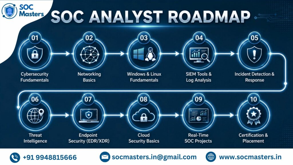 SOC Analyst Training in Hyderabad Roadmap