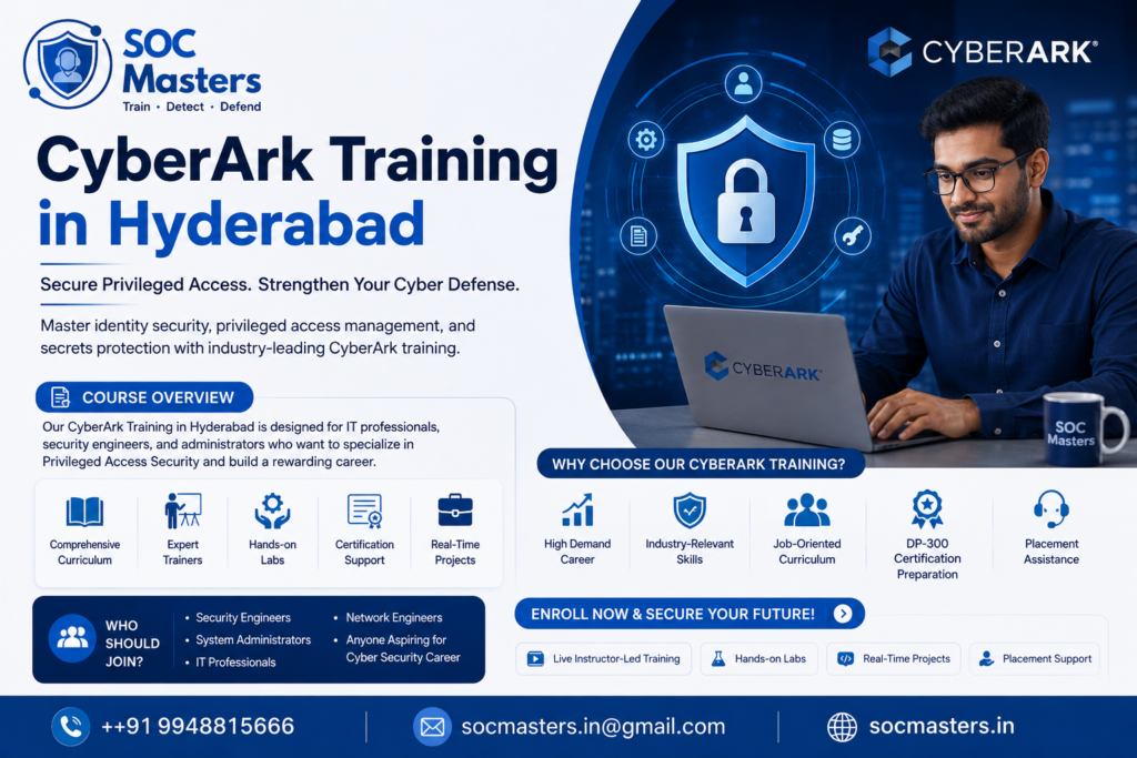 CyberArk Training in Hyderabad — course overview